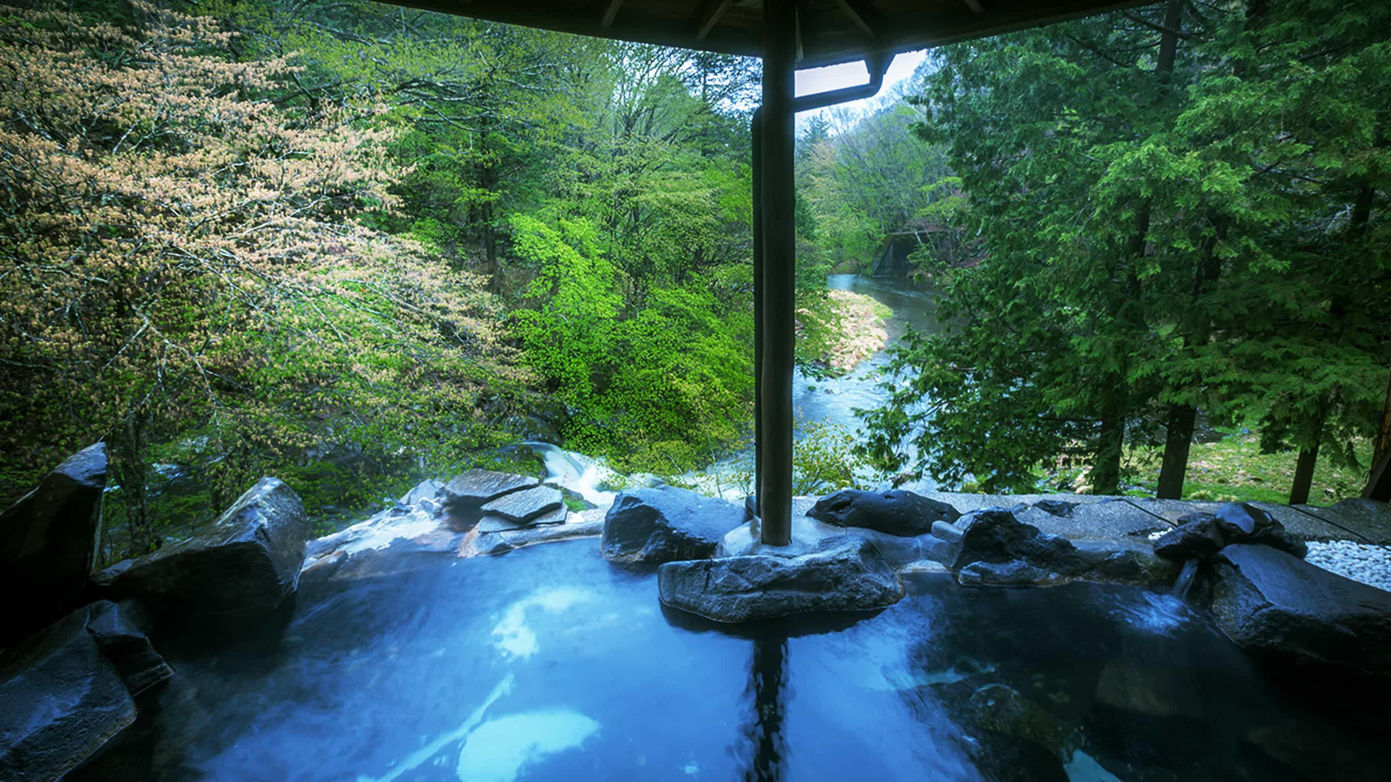 蓼科親湯温泉 露天風呂