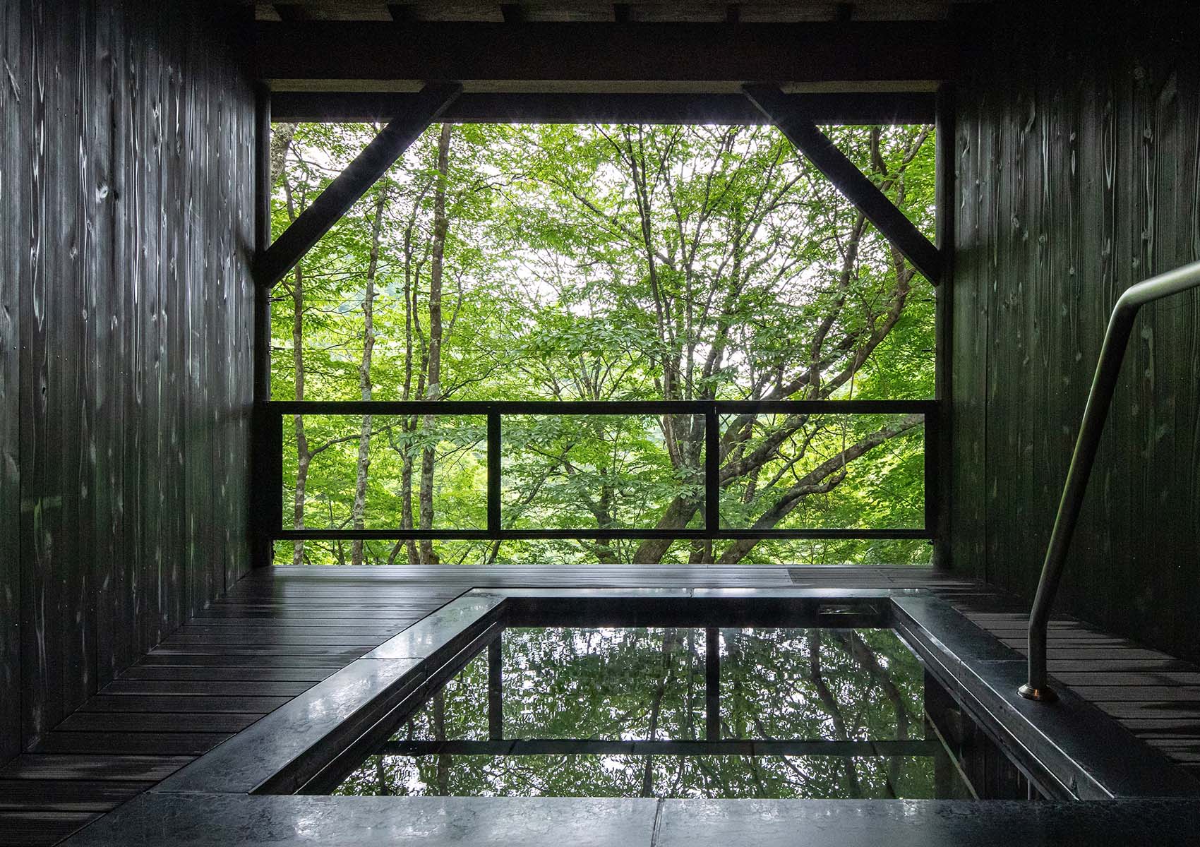 Private open-air hot spring