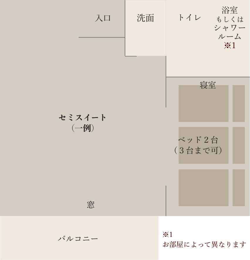 写真_蓼科倶楽部 セミスイート 間取り