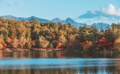 蓼科湖"