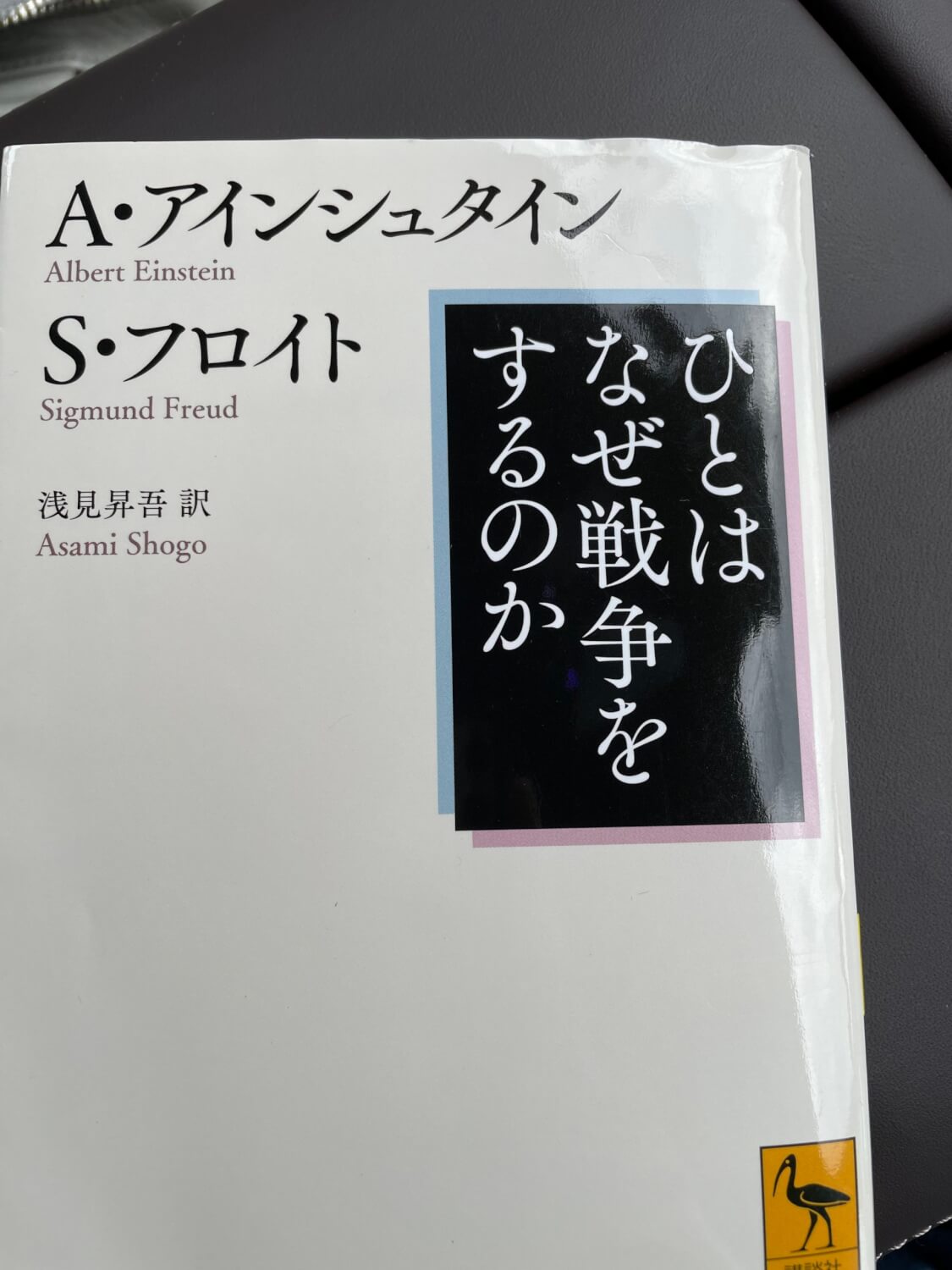 サムネイル_人はなぜ戦争をするのか　A・アインシュタイン　S・フロイト