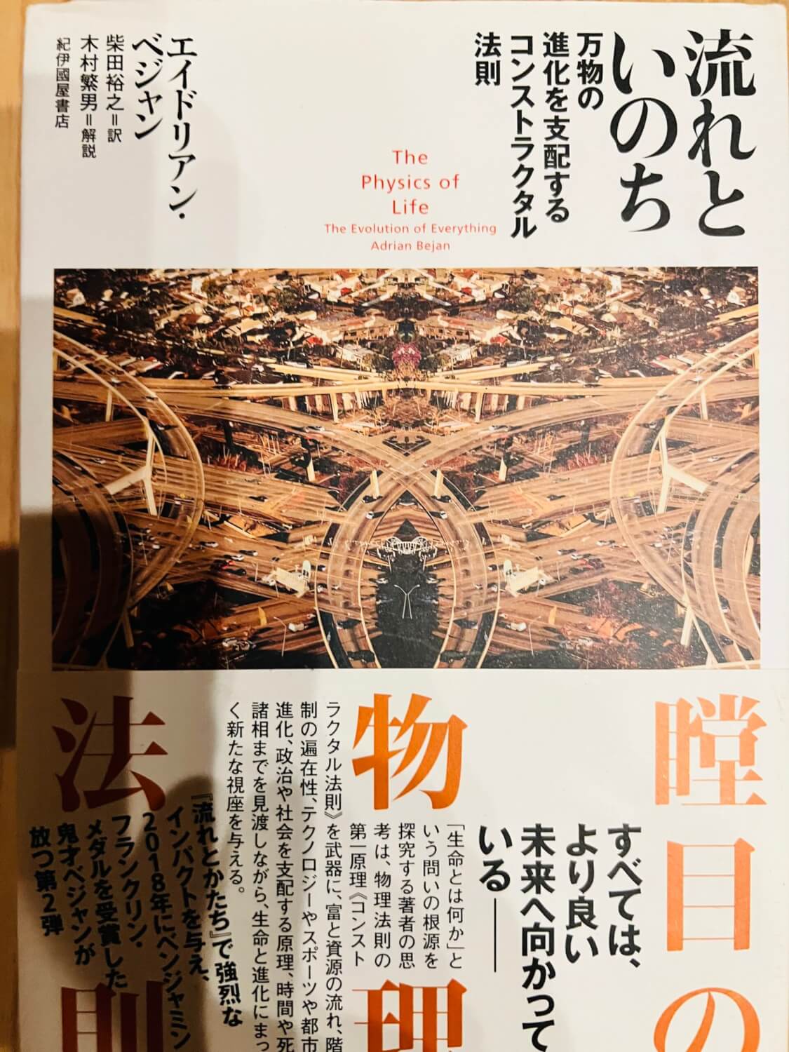 サムネイル_流れといのち 万物の進化を支配するコンストラクタル法則 エイドリアン・べジャミン