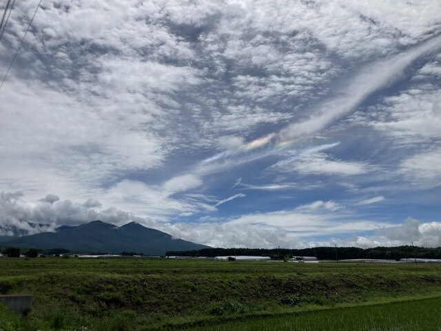 〜八ヶ岳と彩雲〜