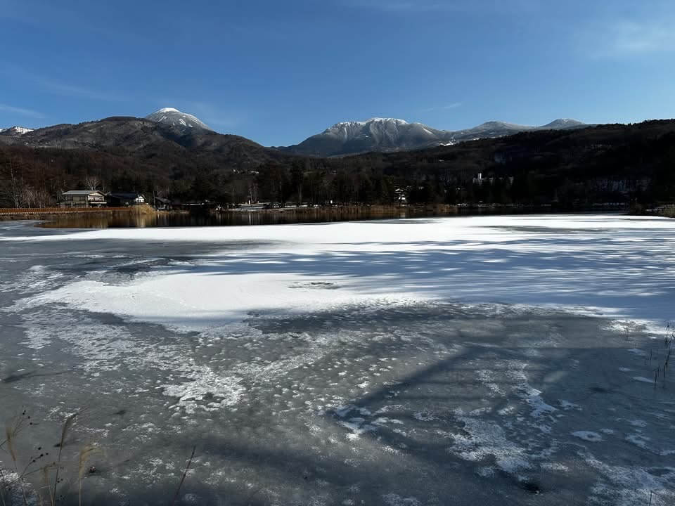 〜本日（1月15日）の蓼科湖〜